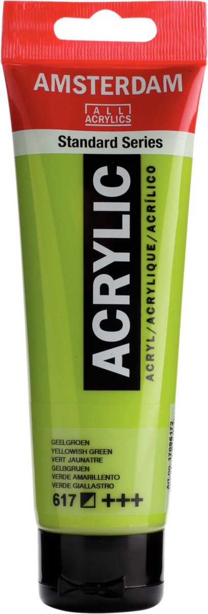 Amsterdam standard series acrylverf tube 120 ml geelgroen 617
