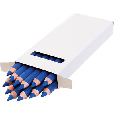 Edu3 lápiz de color edu jumbo, grosor 10 mm, mina 6,25 mm, azul oscuro, 12 piezas 1 caja