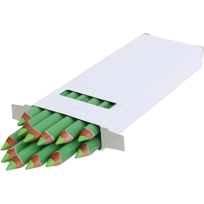 Edu3 lápices de colores edu jumbo, grosor 10 mm, mina 6,25 mm, verde claro, 12 piezas 1 caja