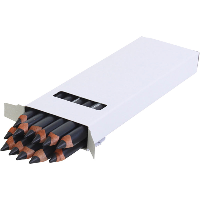 Edu3 matita colorata edu jumbo, spessore 10 mm, mina 6,25 mm, nera, 12 pezzi 1 scatola