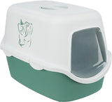 Trixie Kattenbak vico met print groen wit - afbeelding 1