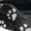 Trixie Hondenmand jimmy ovaal zwart met pootprint