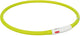 Collar trixie usb silicona luminosa verde recargable