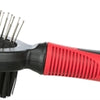 Trixie Brush a doppio copertina i capelli con copertina sottoposti a plastica rossa nera