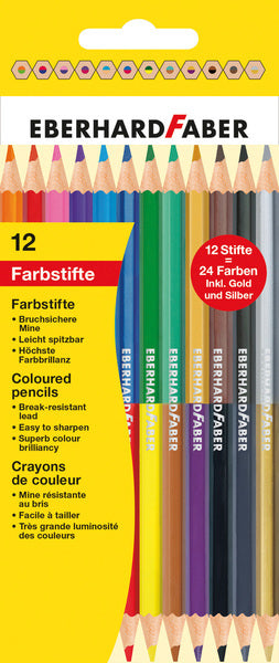 Eberhard Faber Eberhard Faber EF-514811 Penny colorato a 2 lati colorato a 2 lati 24 Colori 24 Colori