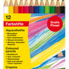 Eberhard faber ef-516012 aquarelpotlood kartonetui à 12 stuks met penseel