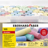 Eberhard Faber Eberhard Faber EF-526599 Sidewalk Chalk Glitter 100 piezas en contenedor