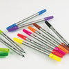 Eberhard faber ef-550010 viltstiften duo 0,8+1-3mm assorti etui à 10stuks