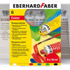 Eberhard faber ef-575505 plakkaatverf 6 kleuren tube 18 ml