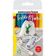 Eberhard Faber Eberhard Faber Textielmarker 8 pezzi in caso + 4 stencil con modelli