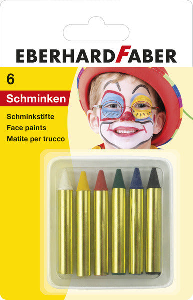 Eberhard Faber Eberhard Faber EF-579106 Face-Was-shambins piccolo, imposta 6 colori sulla scheda blister