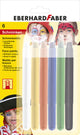 Eberhard Faber Eberhard Faber EF-579107 Set de cara de cara de cara 6 colores en la tarjeta de ampolla