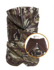 Croci hondenjas teckel military camouflage bruin - afbeelding 1