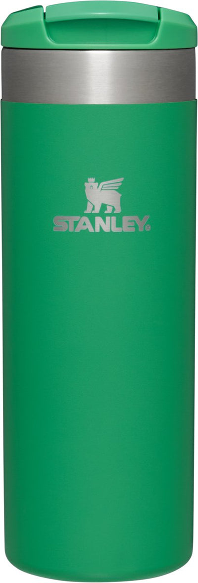 Tazza termica Stanley Aerolight Transit da 0,47 l - mantiene caldo per 6 ore - freddo per 8 ore - lavabile in lavastoviglie - a prova di perdite - adatto per portabicchieri in auto - tazze di caffè da portare via - prato