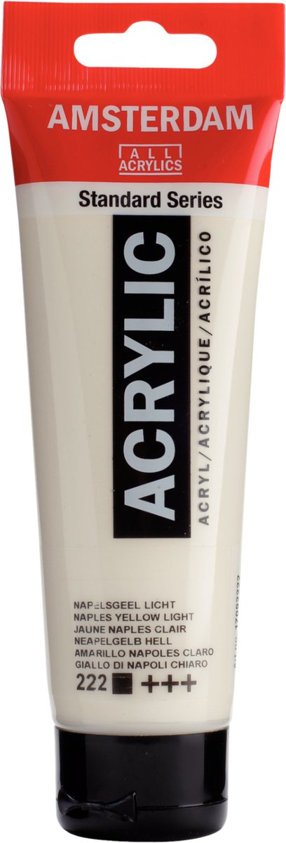 Amsterdam standard series acrylverf tube 120 ml napelsgeel licht 222