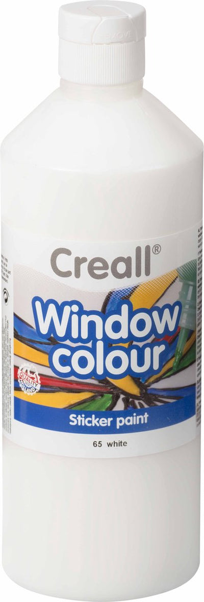 Pintura de ventana creal blanca, 500ml