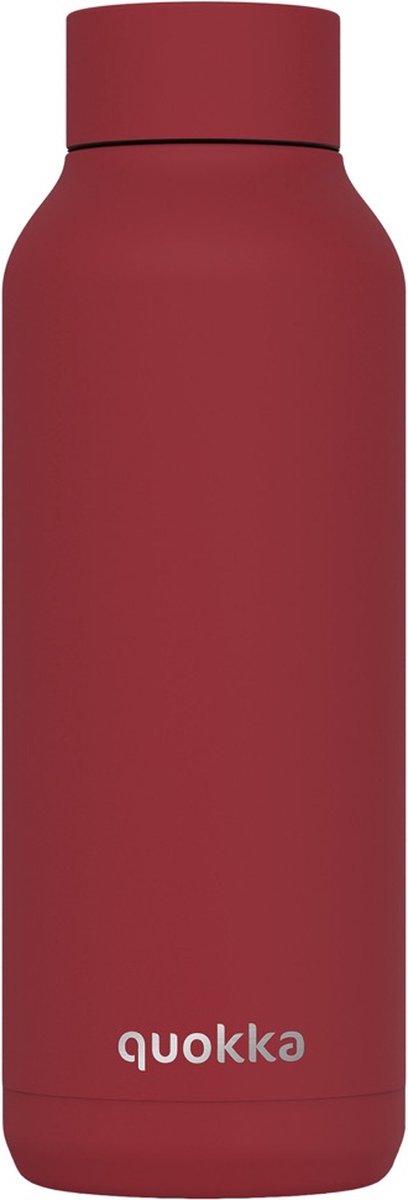Quokka drinkfles rvs solid firebrick red 510 ml