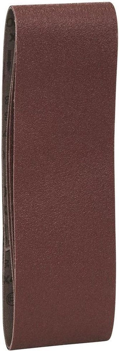 Set nastri abrasivi Bosch da 3 pezzi per levigatrici a nastro 75 x 533 mm - grana 60; 80; 100