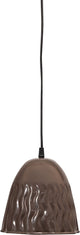 Woood arleso hanglamp - metaal - donkerbruin - 18x19x19