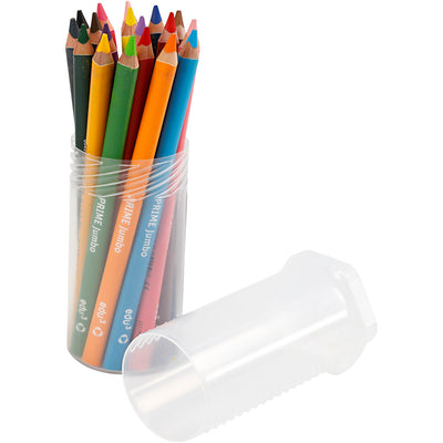 Pencil colorato EDU3 EDU JUMBO, spessore 10 mm, riempimento di 6,25 mm, vari colori, box da 18 pezzi 1