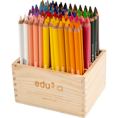 Pencil colorato EDU3 EDU JUMBO, spessore 10 mm, riempimento di 6,25 mm, vari colori, 96 pezzo 1 scatola