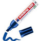 Pennarello indelebile edding 500 ultra 2-7mm blu diagonale, asciugatura rapida, resistente all'acqua