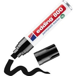 Edding 800 permanent marker black (angled) | 10 pcs