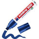 Pennarello indelebile edding 800 ultra 4-12mm blu diagonale, asciugatura rapida, resistente all'acqua