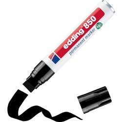 Marker, Edding 850, line thickness 5-15 mm, black, 1 piece