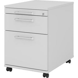 Cassettiera mobile Bach con classificatore sospeso 42,8 x 56 x 59 cm grigio chiaro