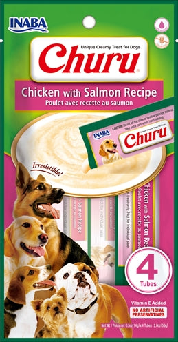 Receta de salmón de pollo de churu