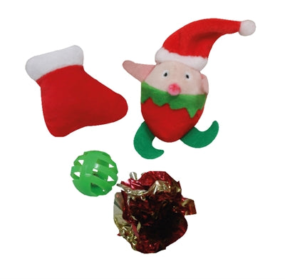 Croci Xmas Cat Lolly con giocattoli