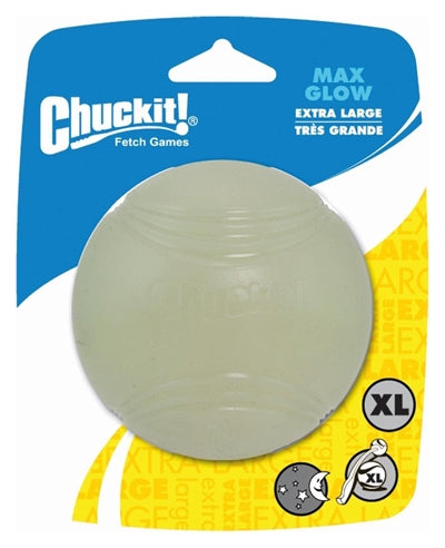 Chuckit Max Glow Bal Glow en la oscuridad