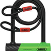 Abus ultra mini 410k 150hb140 u-lock incl. cobra loop cable and sh bracket