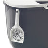 Savic Kattenbak Hop en Anthracite White