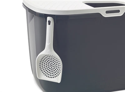 Savic Kattenbak Hop en Anthracite White
