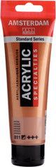 Tubo di vernice acrilica serie standard Amsterdam da 120 ml bronzo 811