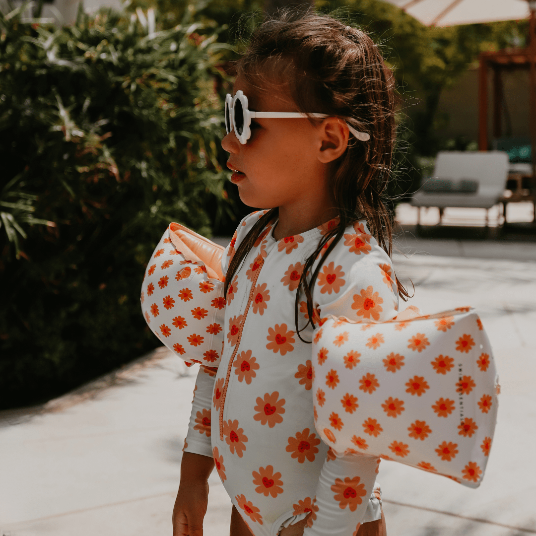 Floral love | meerkleurige zwembandjes 2-6 jaar
