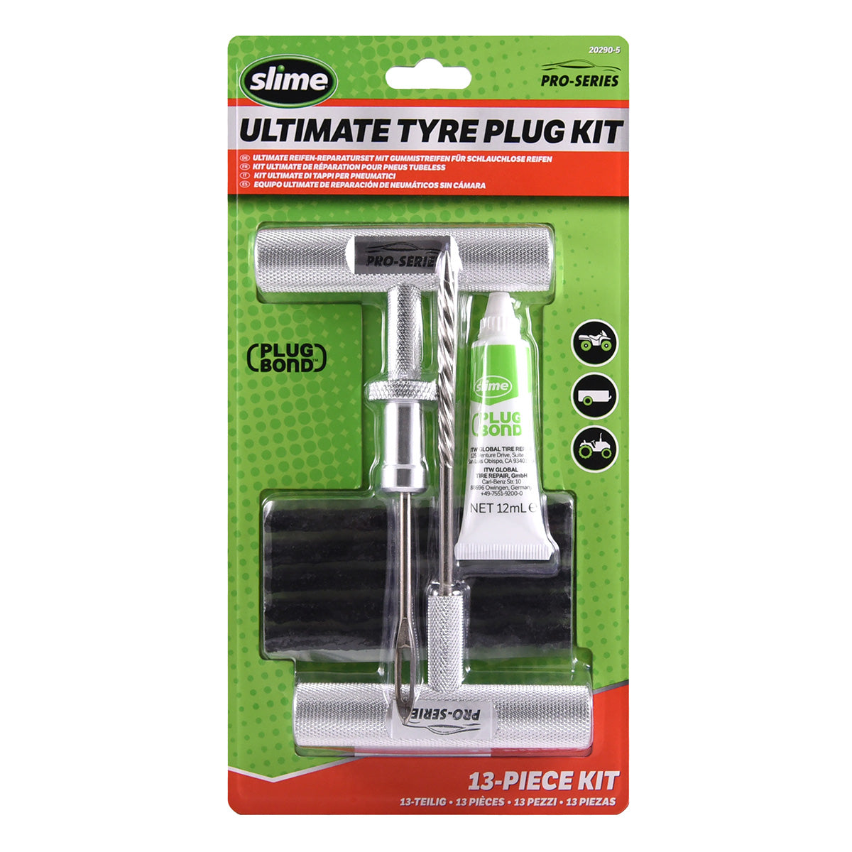 Kit de reparación de neumáticos Slime Ultimate para neumáticos todoterreno