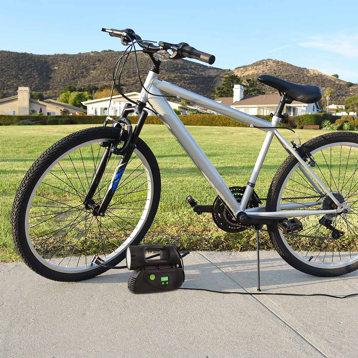 Compresor inflador de neumáticos digital Slime Deluxe de 12 V