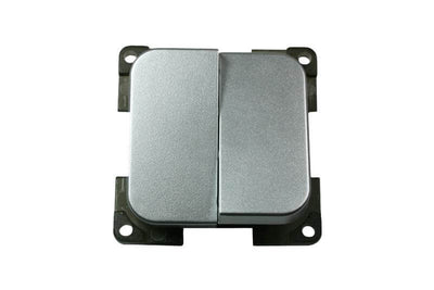 Interruptor serie C-line plateado - empaquetado