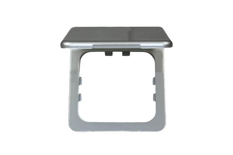 Coperchio incernierato opale argento