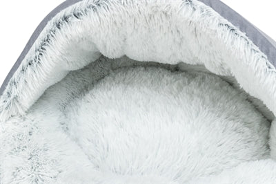 Trixie Dog Basket Donut Harvey Gray Blanco Blanco