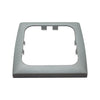 Marco de cubierta opal simple gris