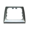 Marco de cubierta opalino simple plata