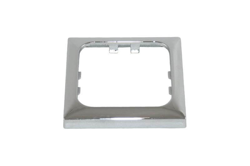 Cornice di copertura opale singola cromata