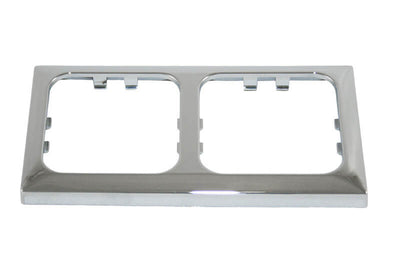 Opal afdekraam 2 voudig chroom