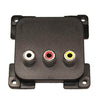Presa video e audio C-line marrone