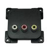 Presa video e audio C-line nera