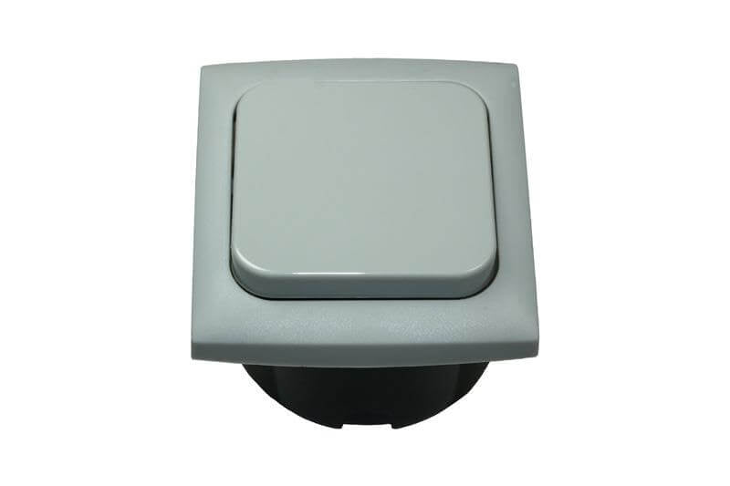 C-line switch with opal gray cover frame